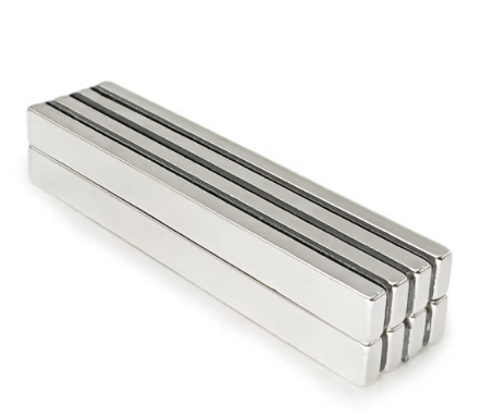 Long strip strong magnet with high suction force, neodymium iron boron magnet piece, magnet stone, s