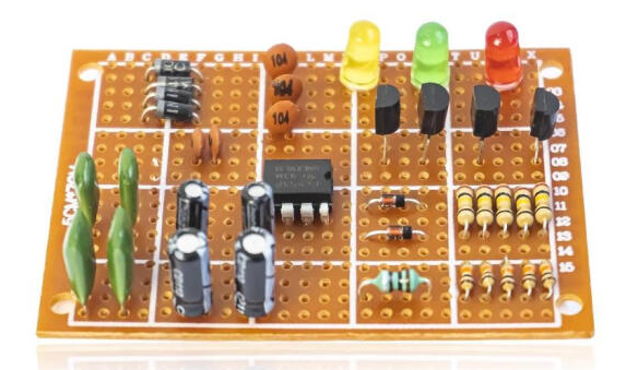 Novice beginner recognition welding practice component kit, direct insertion training board, electro