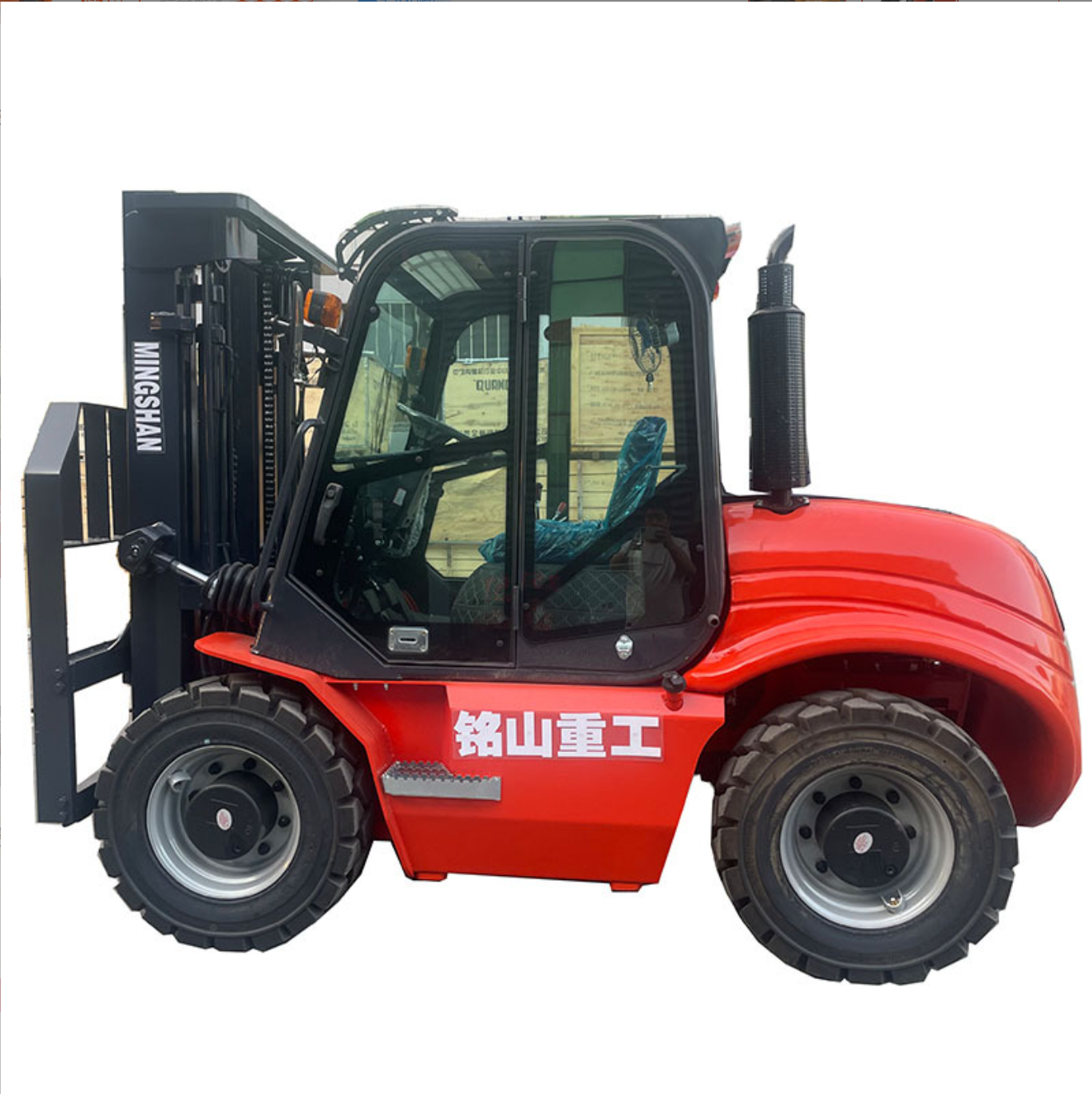Mingshan Heavy Industry 3.5 Ton 4WD Rough Terrain ForkliftNew 3 Ton Integral 4WD Forklift No Slip on