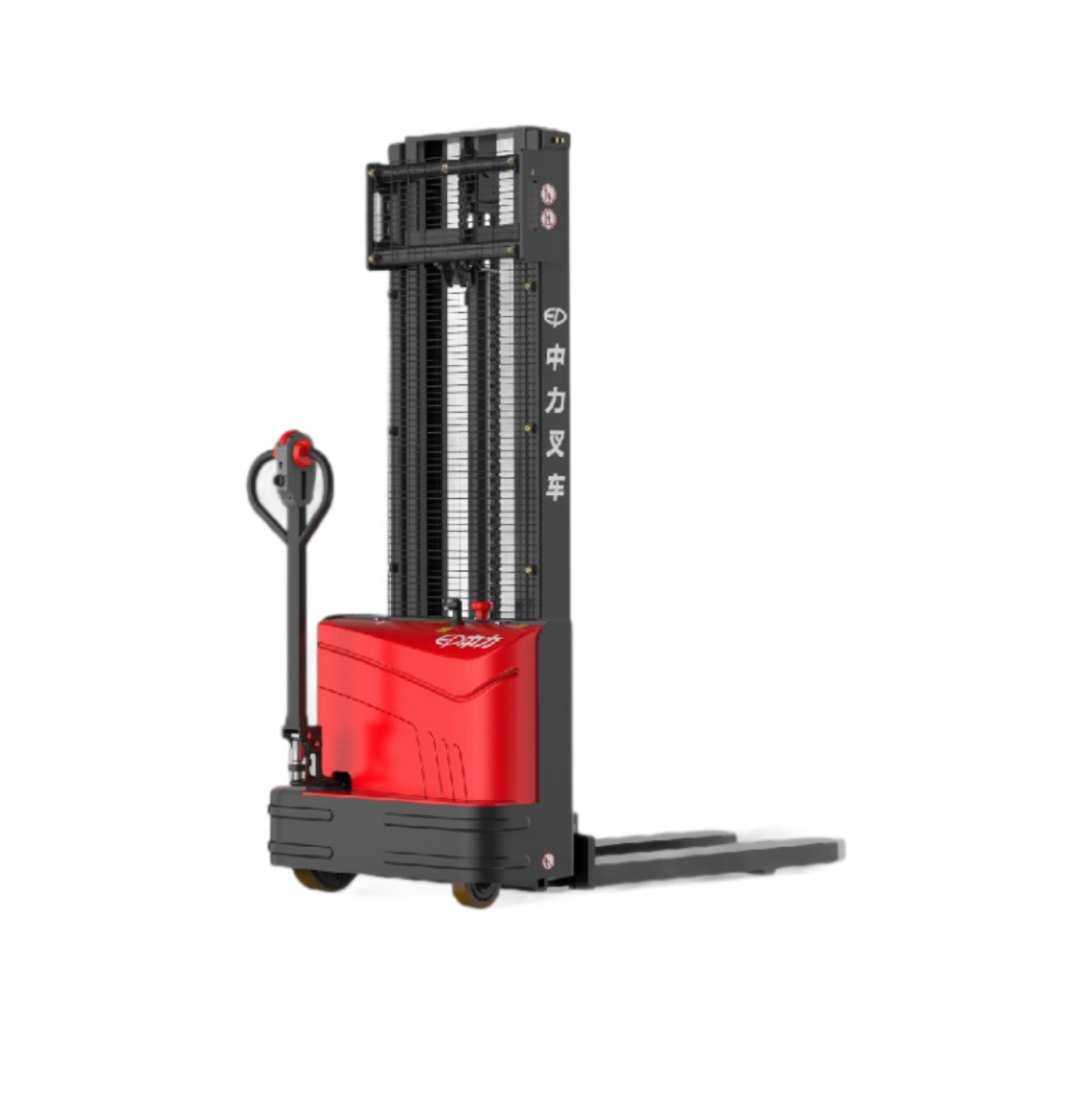 Zhongli all-electric forklift truck 1.5 tons lift forklift truck moving truck manual hydraulic small