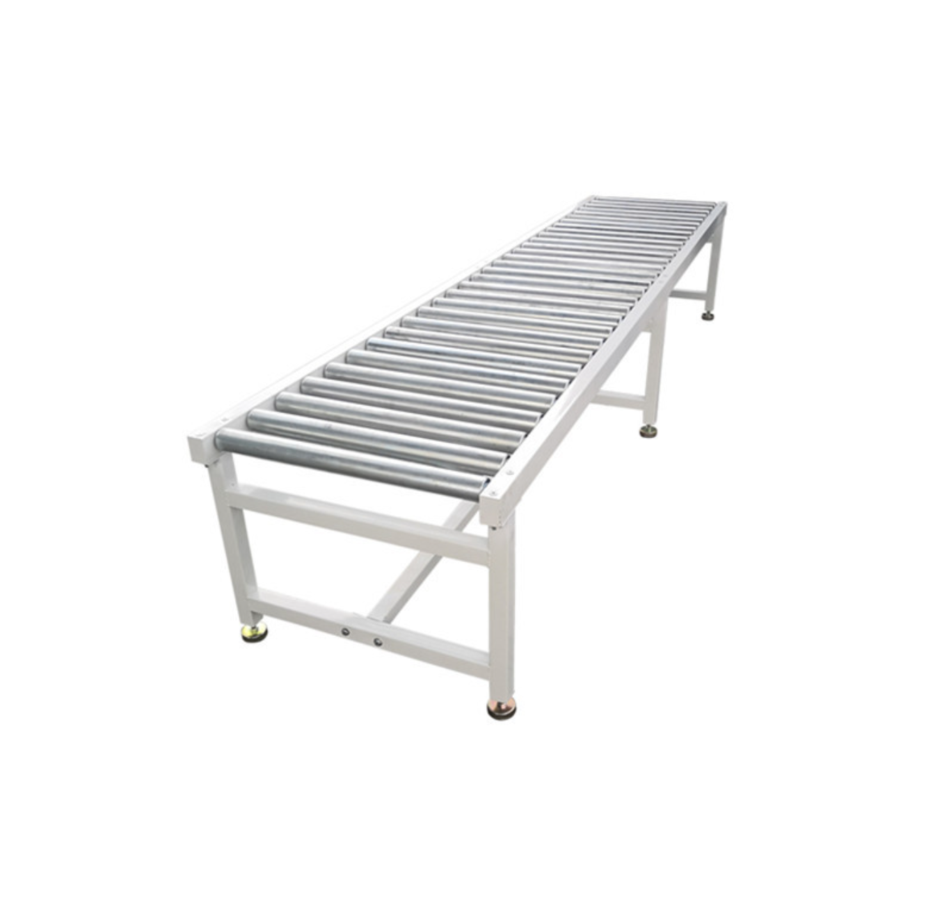 Powerless roller conveyor roller conveyor belt flo