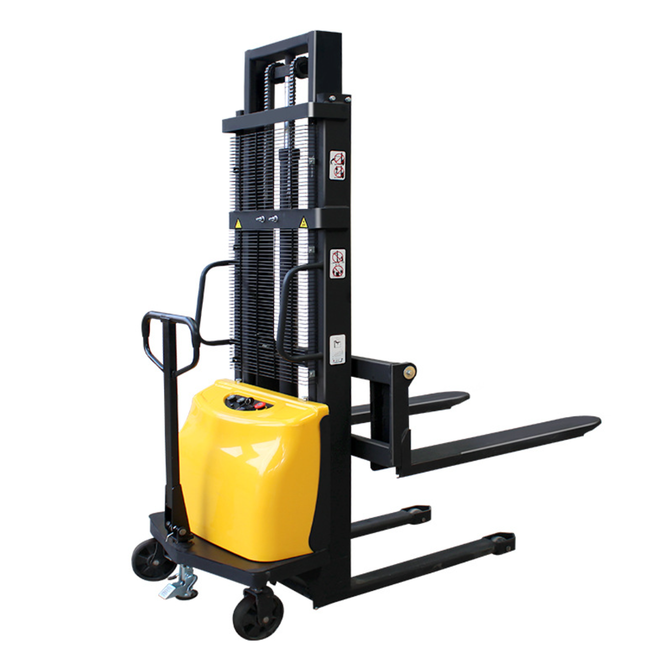 Semi-Electric StackerWalking Electric Forklift2Ton 1Ton Manual Hydraulic Lift TruckLoading and Unloa