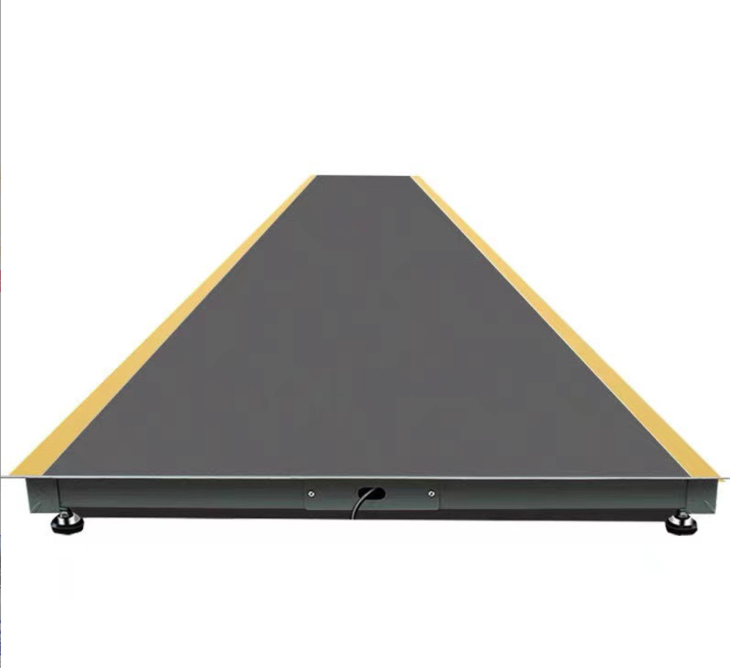 Large electronic floor scale
