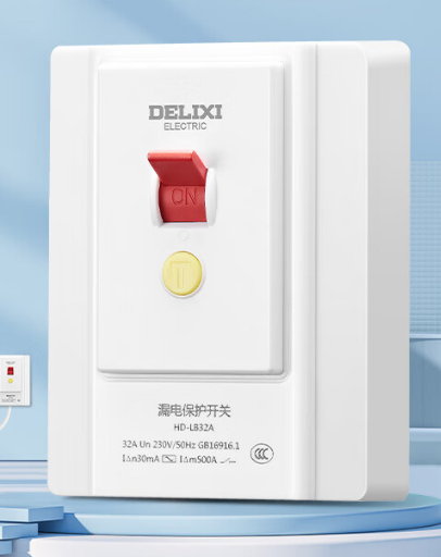 Leakage protection switch, high-power air conditioning socket, household leakage protector