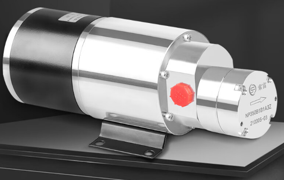 Magnetic circulation gear pump, high flow stainless steel pump