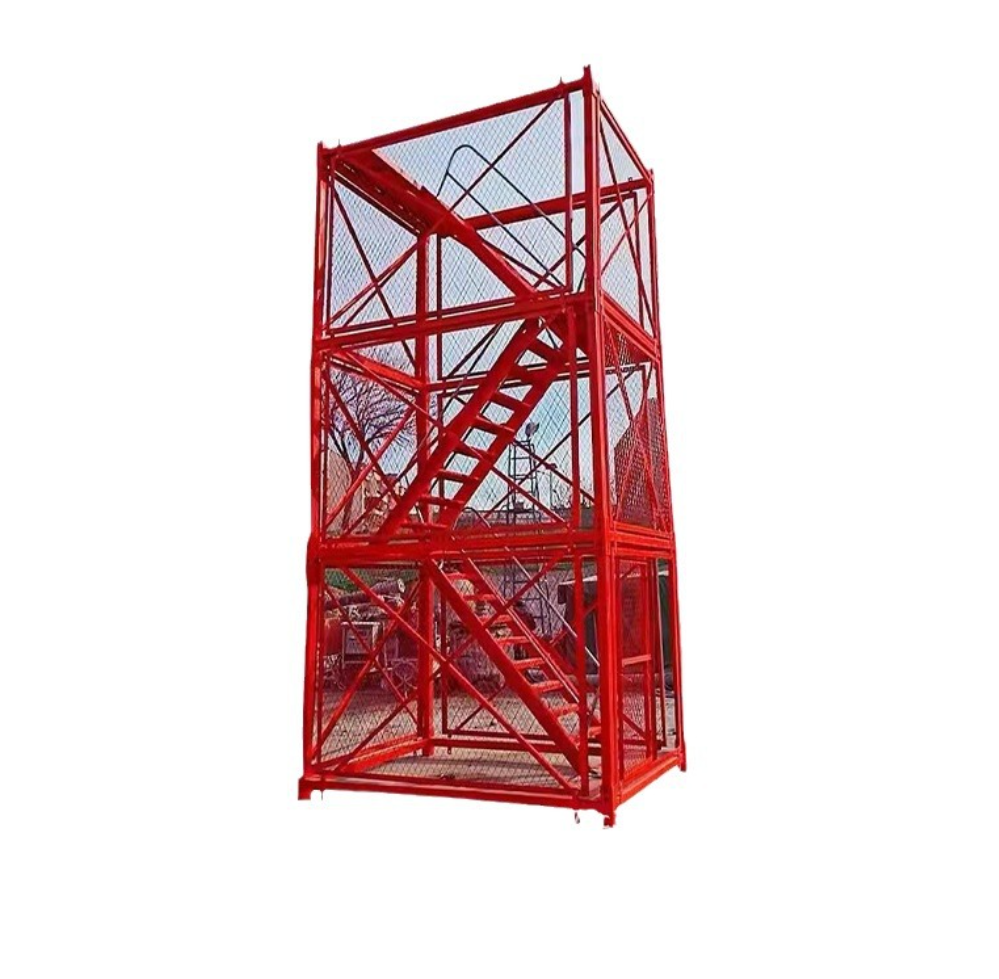 Safety ladder cages