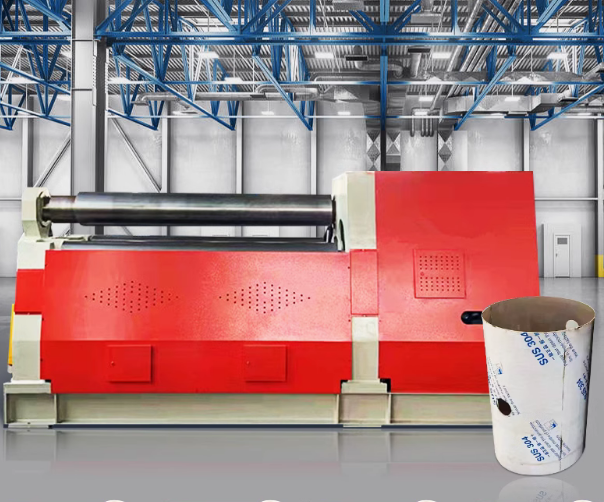 CNC Four Roll Plate Rolling Machine - Large Industrial Plate Rolling Machine