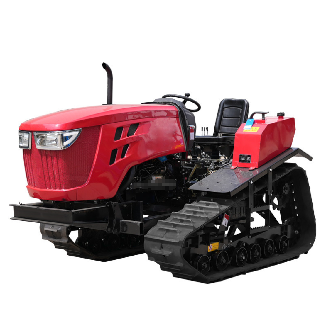 Small Crawler Rotary Tiller Auxiliary Optional Dosing Furrowing Fertilizer Cultivator