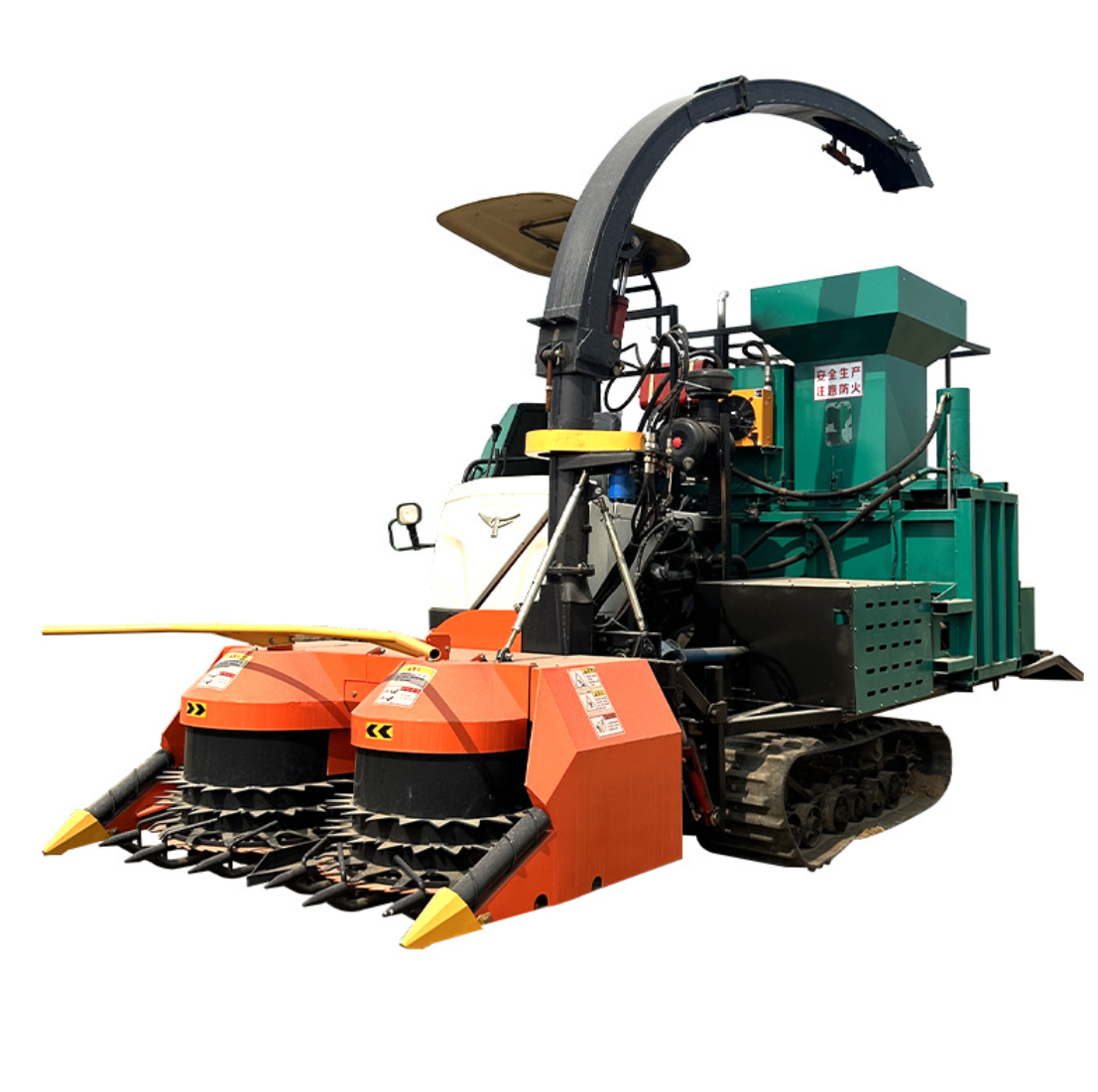 Harvesting and baling machine，Crushing, harvesting and baling machine