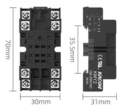 Intermediate relay - AC 24v12v DC electromagnetic type