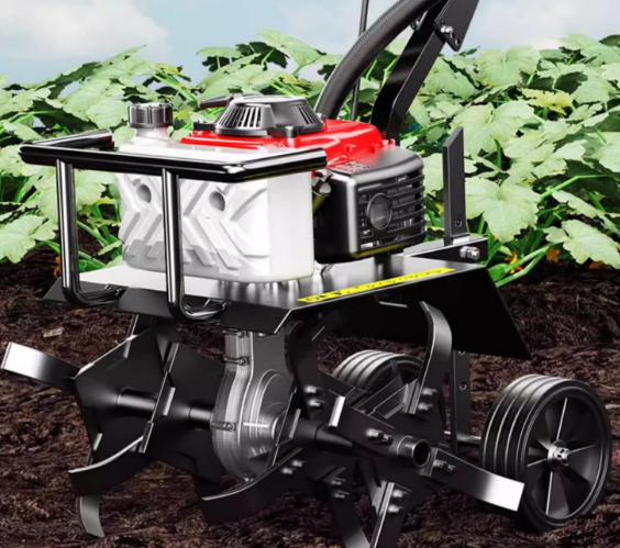 Electric micro tiller, small household rotary tiller, multifunctional gasoline cultivator, soil till