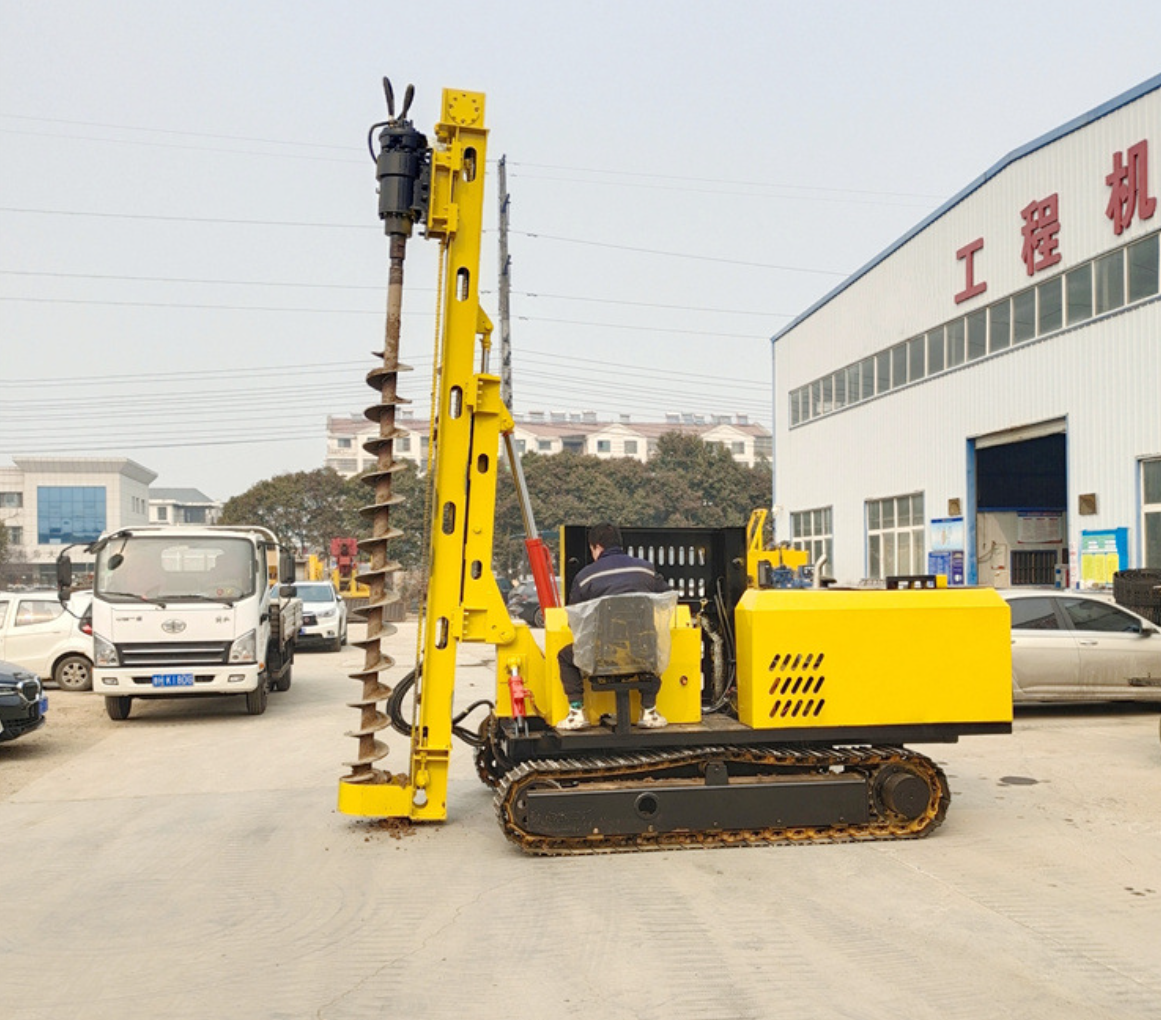 Plateau slope photovoltaic down hole drilling rig