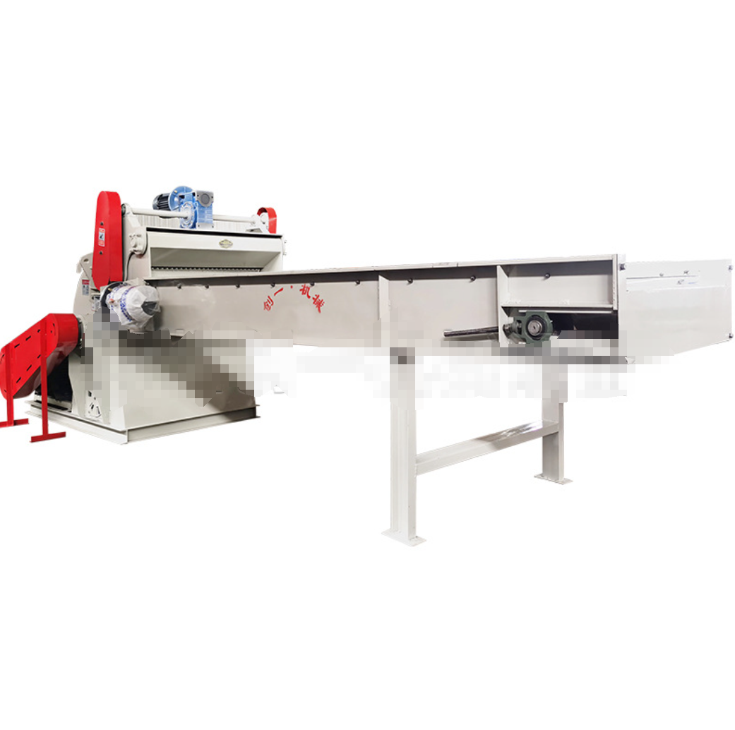 Bamboo wood pallet crushing sawdust equipment production line