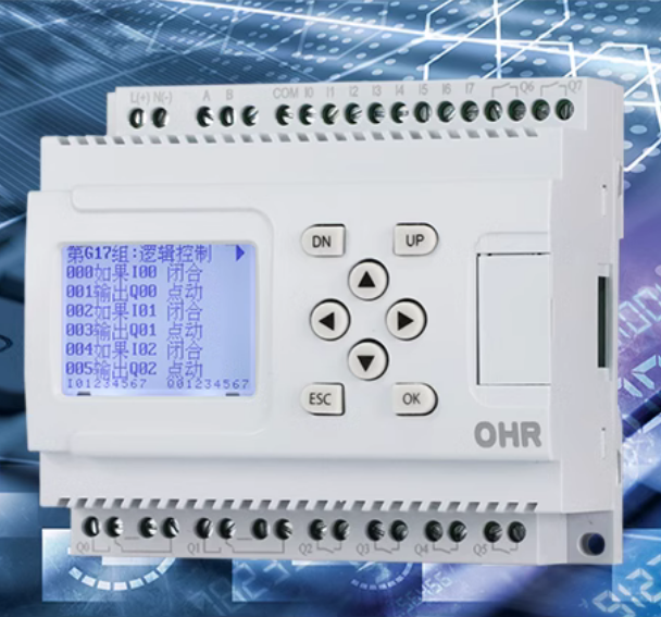 PLC programmable controller logic time sequence control remote communication monitoring instrument P