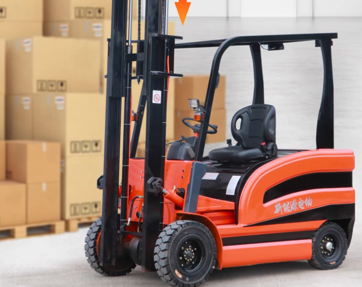 Electric forklift 3-ton 2-ton small electric forklift four-wheel drive balanced weight stacker hydra