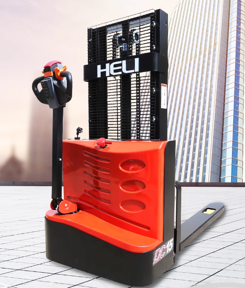 Heli Electric Forklift 2-ton Hydraulic Lift Forklift 1-ton Small Stacker Truck with Loading and Unlo