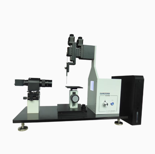 Contact angle measuring instrument standard popularization type static automatic liquid addition and