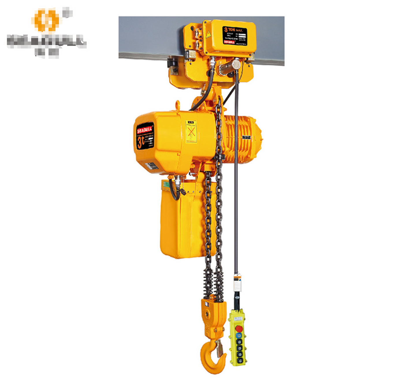 Electric hoist walking I-beam movable