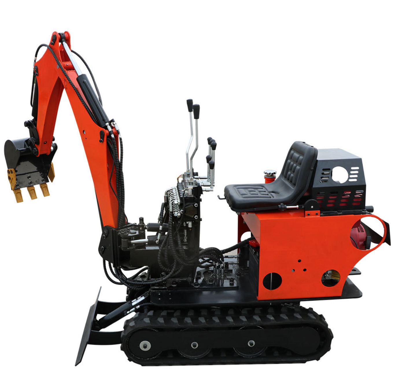 Home excavation micro excavation crushing hook machine