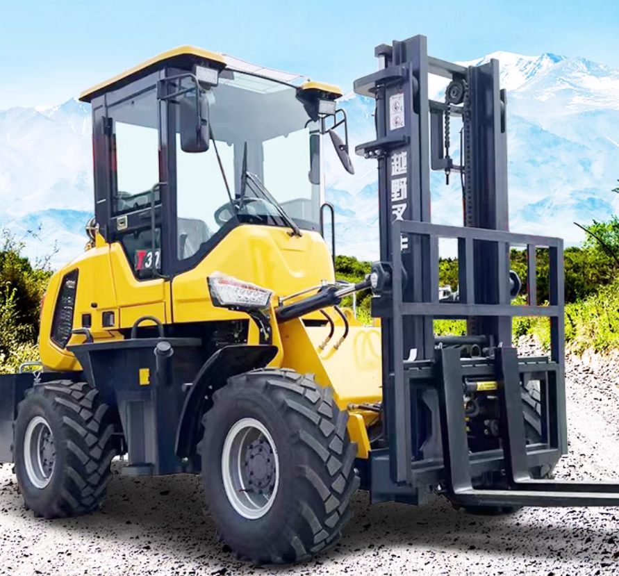 Mande diesel four-wheel drive off-road forklift 3 tons