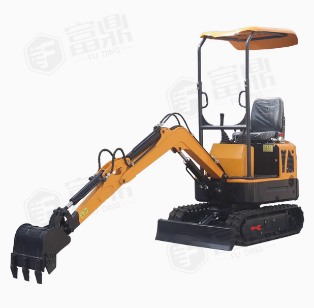 Small excavator for household use, excavating 1 to