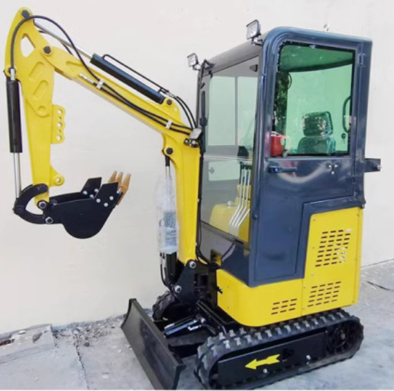 Small tracked excavator with multiple functions