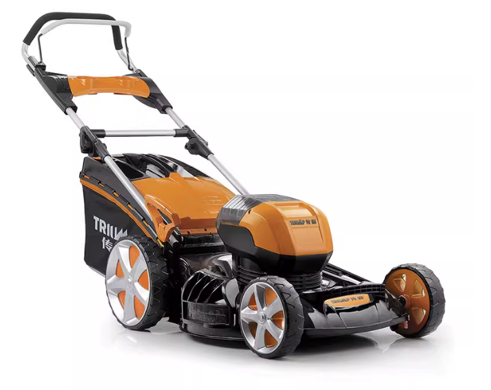 Hand push lawn mower, rechargeable lawn mower, high-power household electric professional weeding an