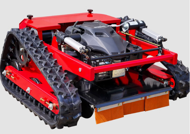Diesel tracked lawn mower, orchard garden remote control lawn mower, mountain specific land reclamat