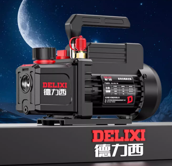 Vacuum pump, air conditioner, dedicated vacuum ref