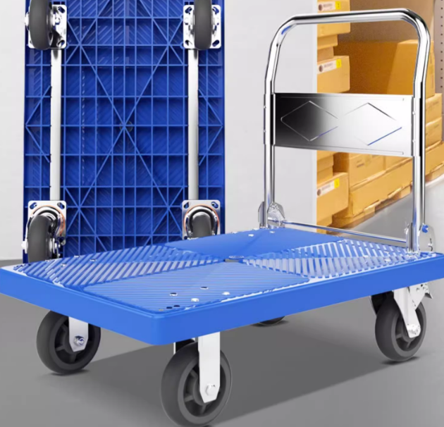 Cart, cargo, flatbed truck, handling flatbed truck, household cart, express delivery, folding small 