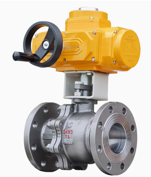 Explosion proof electric ball valve thermal oil st