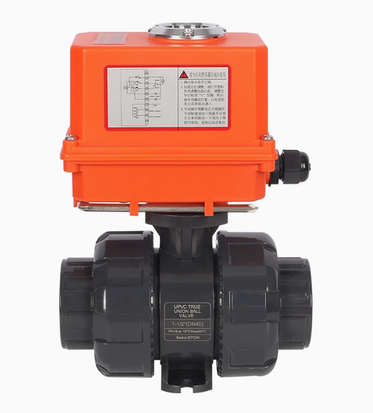 UQ921F-16S electric UPVC socket hot melt double union chemical acid alkali corrosion resistant ball 