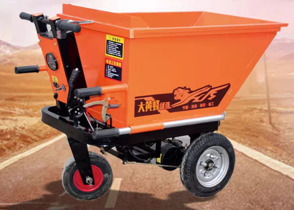Construction site electric handcart, ash hopper cart, tricycle, dump truck, tool cart, handling, pul