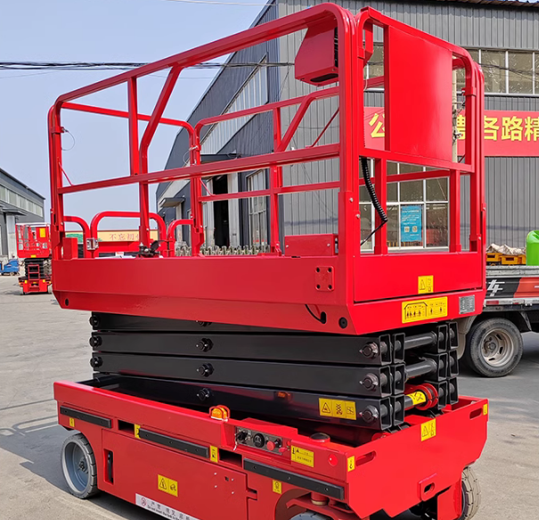 Elevators, Mobile Scissors, Electric Elevators, Small Hydraulic Fully Self Propelled Platform, High 