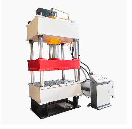 Three beam four column hydraulic press 100 tons 200T press, powder forming metal stretching 315 tons