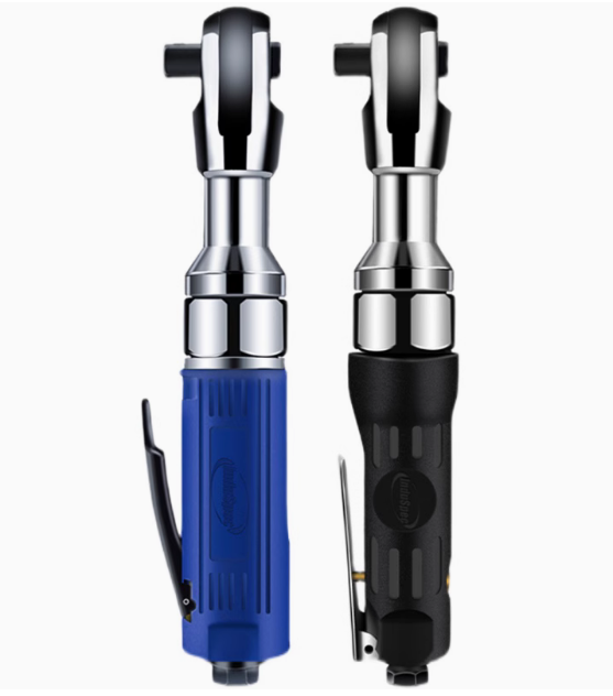 Pneumatic ratchet wrench, industrial grade high torque 90 degree wrench