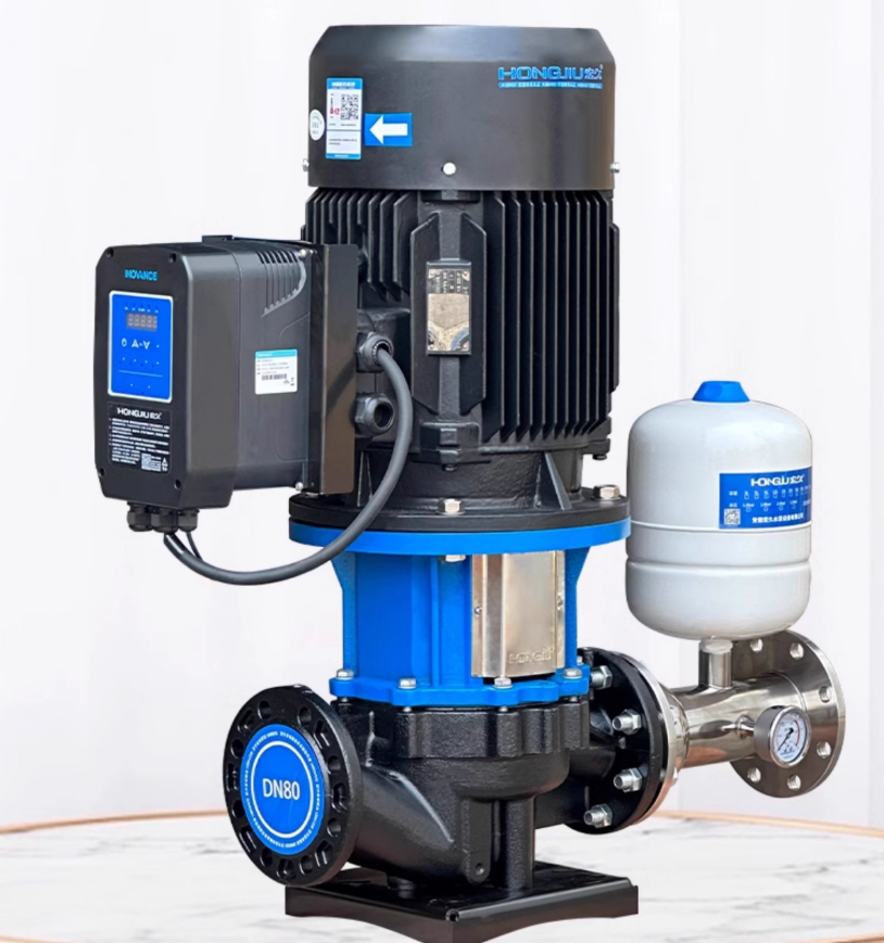 Vertical pipeline circulating pump for water pump