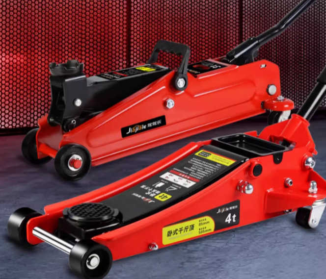 Horizontal jack for small cars, 3-ton hydraulic car mounted car hydraulic jack for vans, SUV Qianjin
