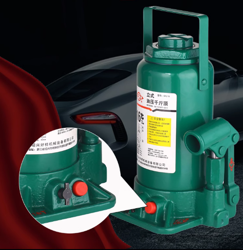 Hydraulic jack for small cars, trucks, cars, hand cranked hydraulic vertical vehicles, 2 households,