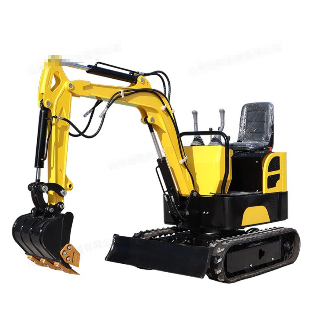 Digging orchard trellis trenching 1 ton excavator hook machine