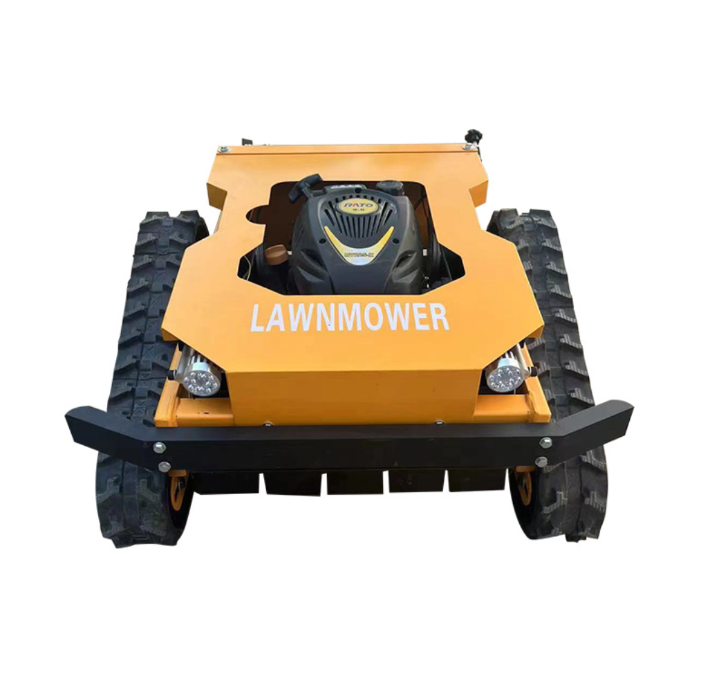 Crawler remote control lawn mower