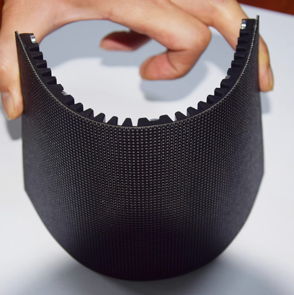 LED display circular flexible curved screen curved