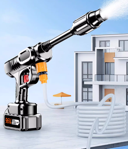 Wireless car washing machine, high-pressure water gun, household water gun, cleaning car