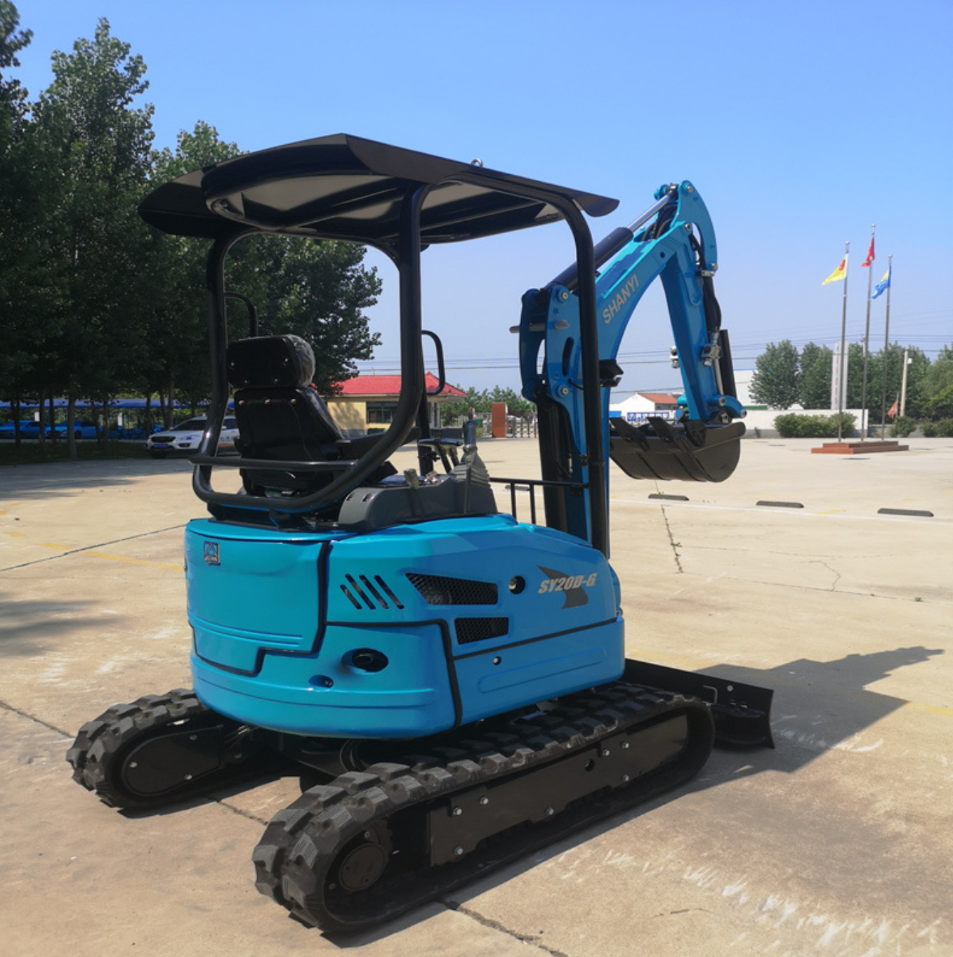 Micro digging mini excavator for home use