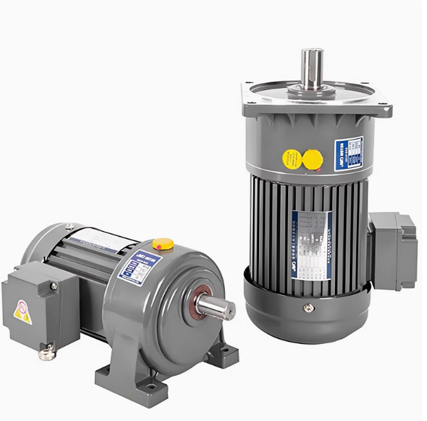 Horizontal vertical gear reduction motor
