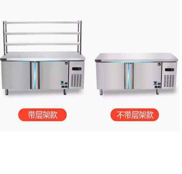 Refrigerated workbench, commercial freezer, freezer