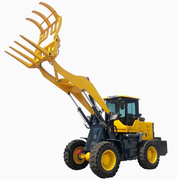 Forklift loader four-wheel drive small 20 diesel wood grabbing machine