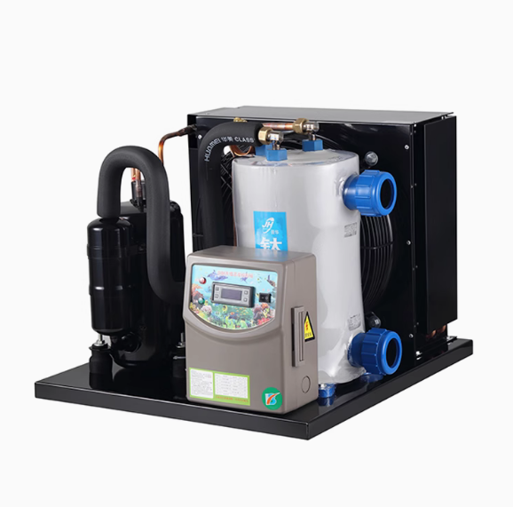 Fish tank refrigeration chiller 1-5p seafood pond refrigeration unit