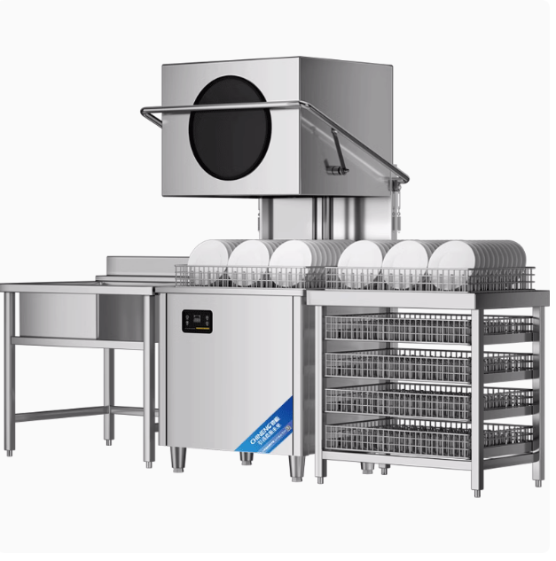 Uncover dishwasher, commercial small fully automat