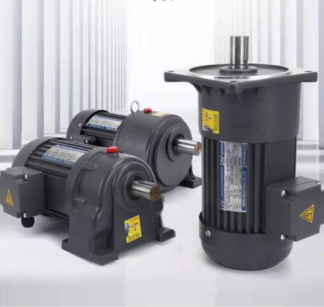 Three phase 380V gear reduction motor, vertical variable frequency adjustable speed gear motor